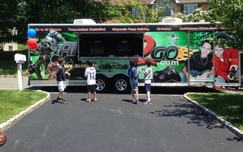 Arcade 2 Go Unique Party Bus in NJ