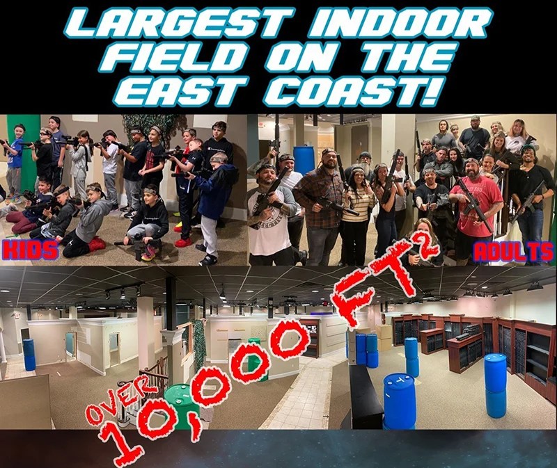 Bullseye Lasertag, Laser Tag Arenas in NJ, in Edison, Middlesex County