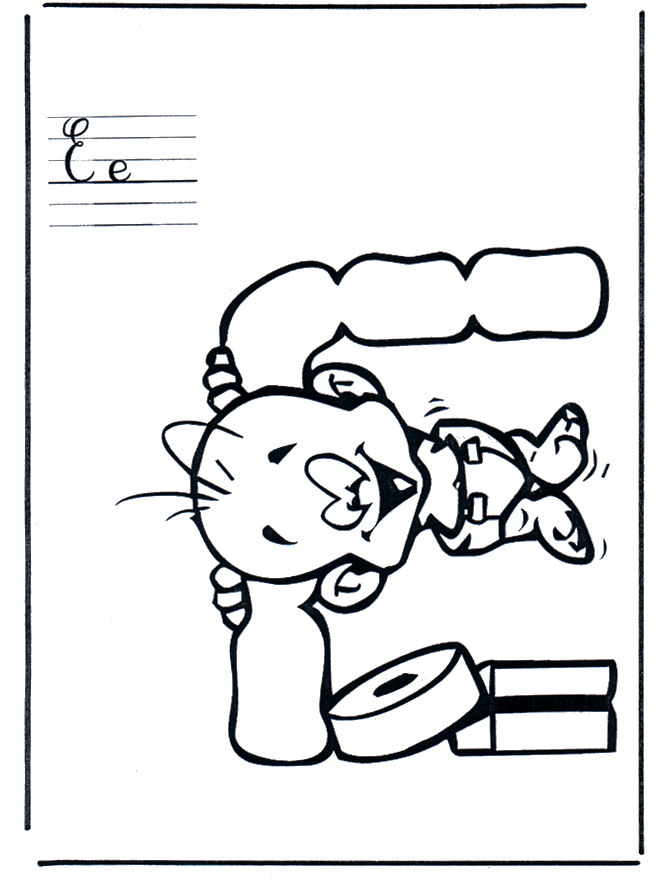 Coloring Pages With Letter E Coloring Pages