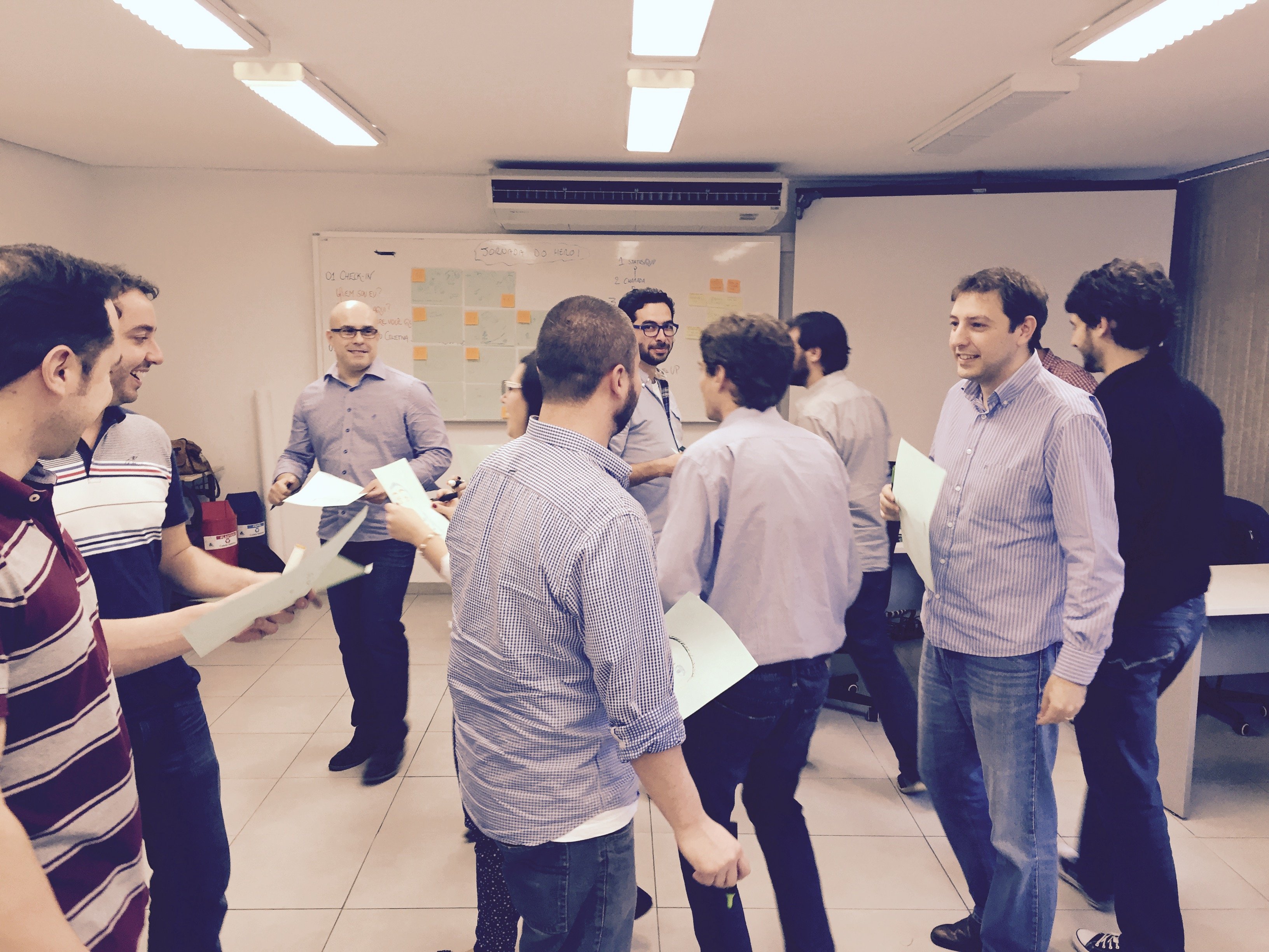 Collaborative face drawing FunRetrospectives