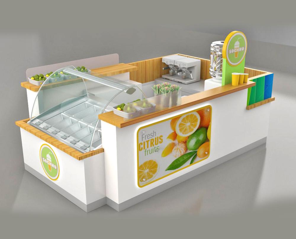 Retail Furniture Mall Food Kiosk Commercial Fast Kiosk Drink Kiosk