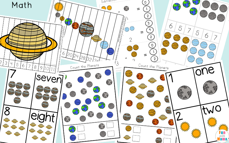 Solar System Printable Pack Fun with Mama