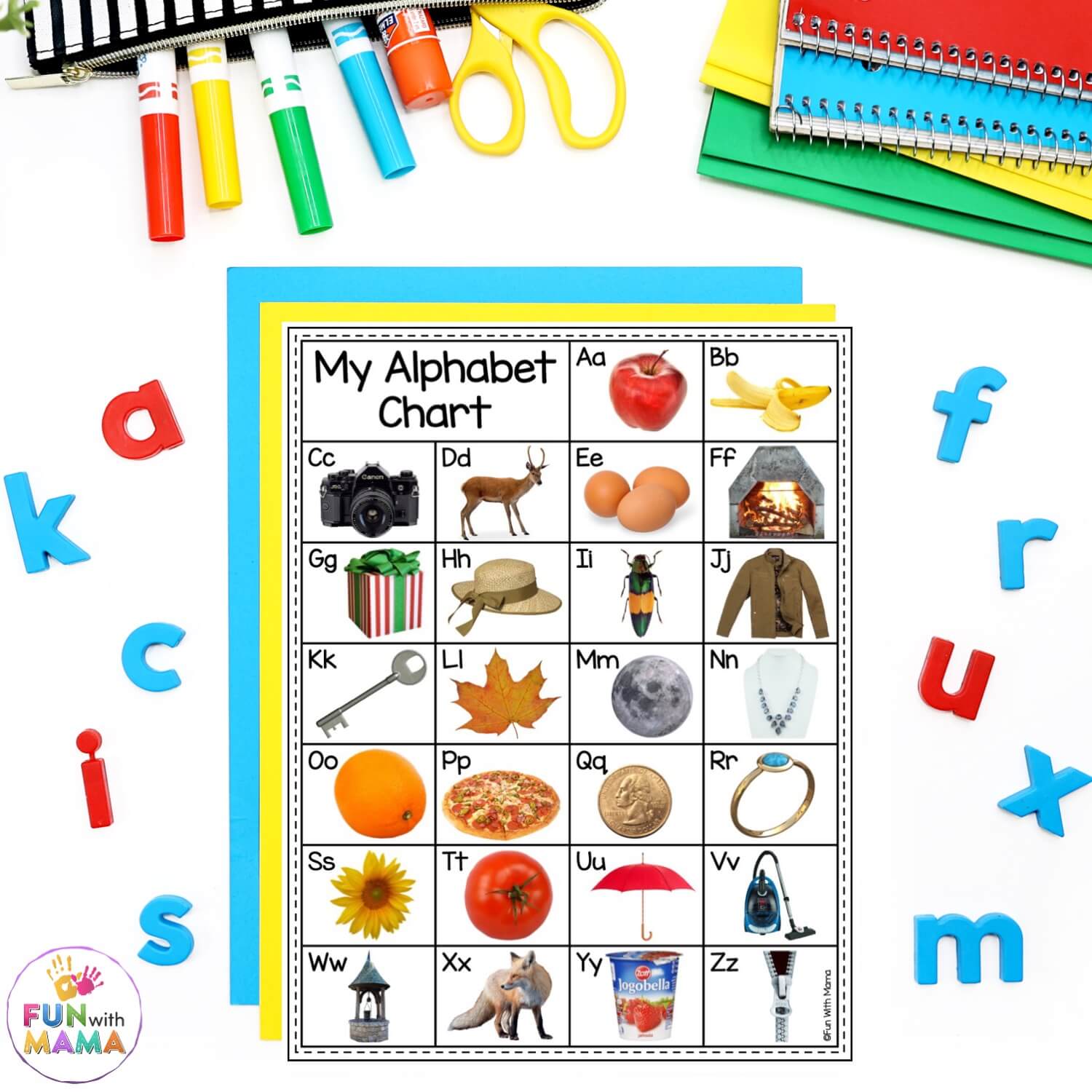 Free ABC Chart Alphabet Printable Free ABC Chart Alphabet Printable