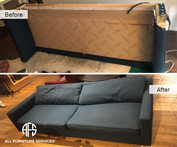 Sofa Couch disassembly reassembly moving fit issue problem to pass