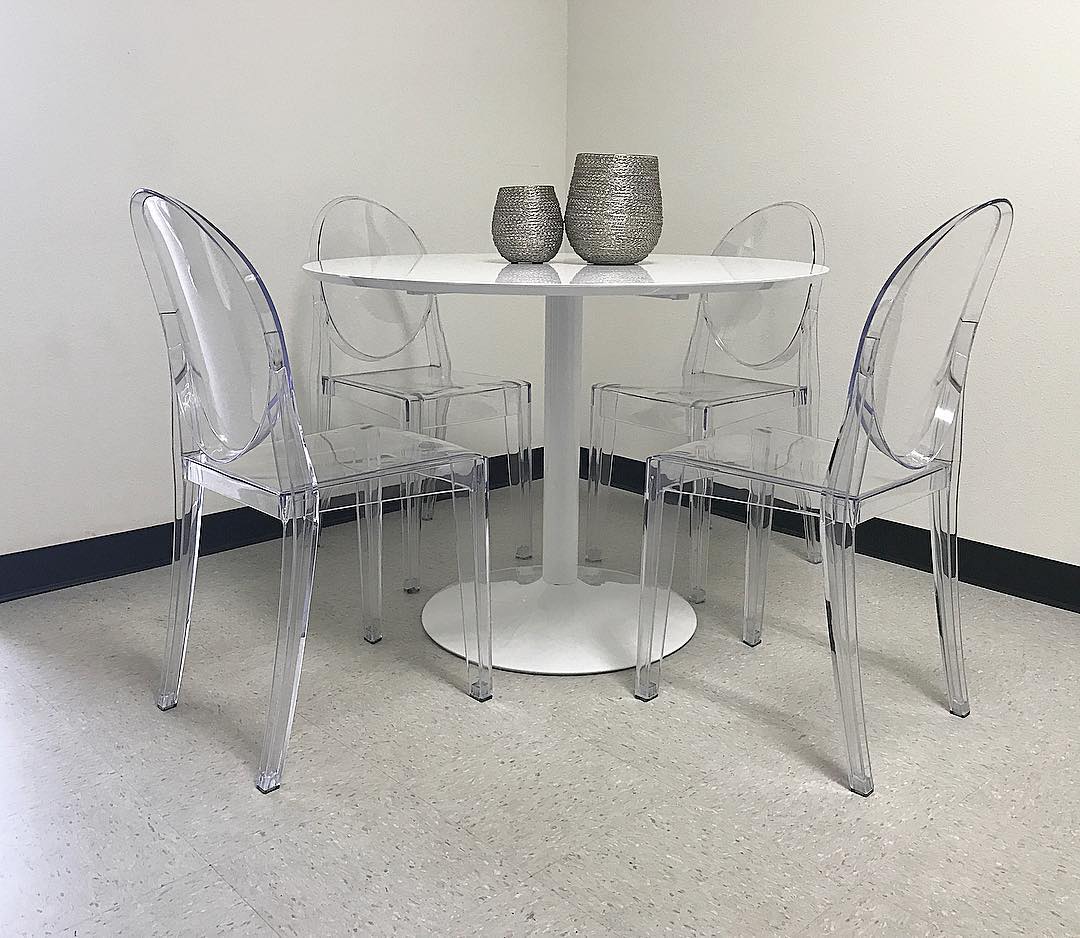 Tulip Ghost 4Seater Dining Set Furniture Source Philippines