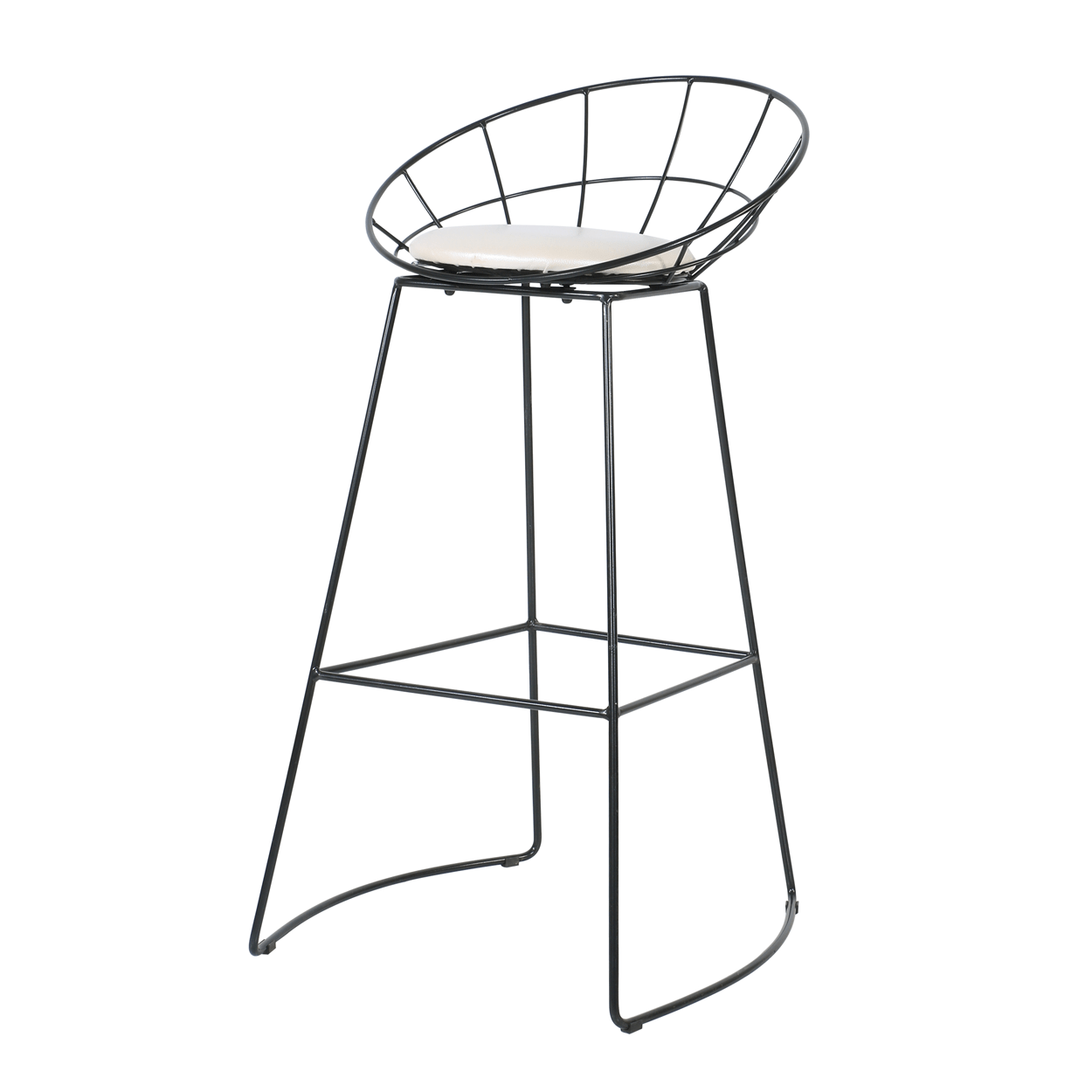 Wright Bar Stool (BlackWhite) Furniture Source Philippines