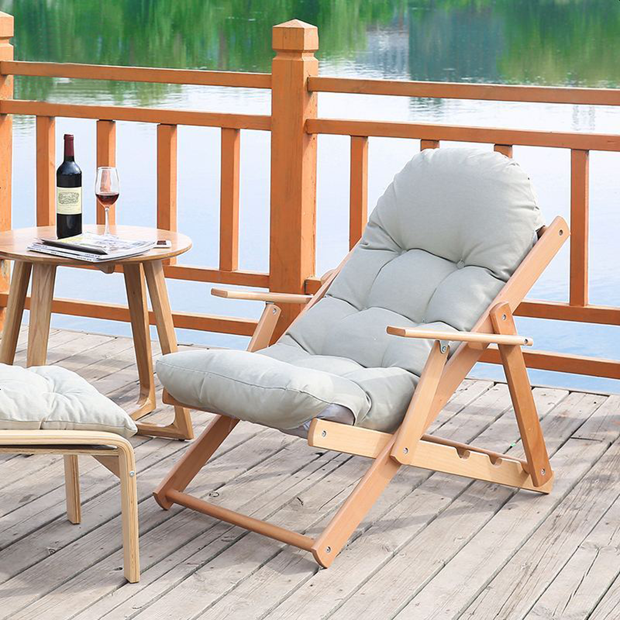 Berthie Adjustable Lounge Chair (Gray) Furniture Source Philippines