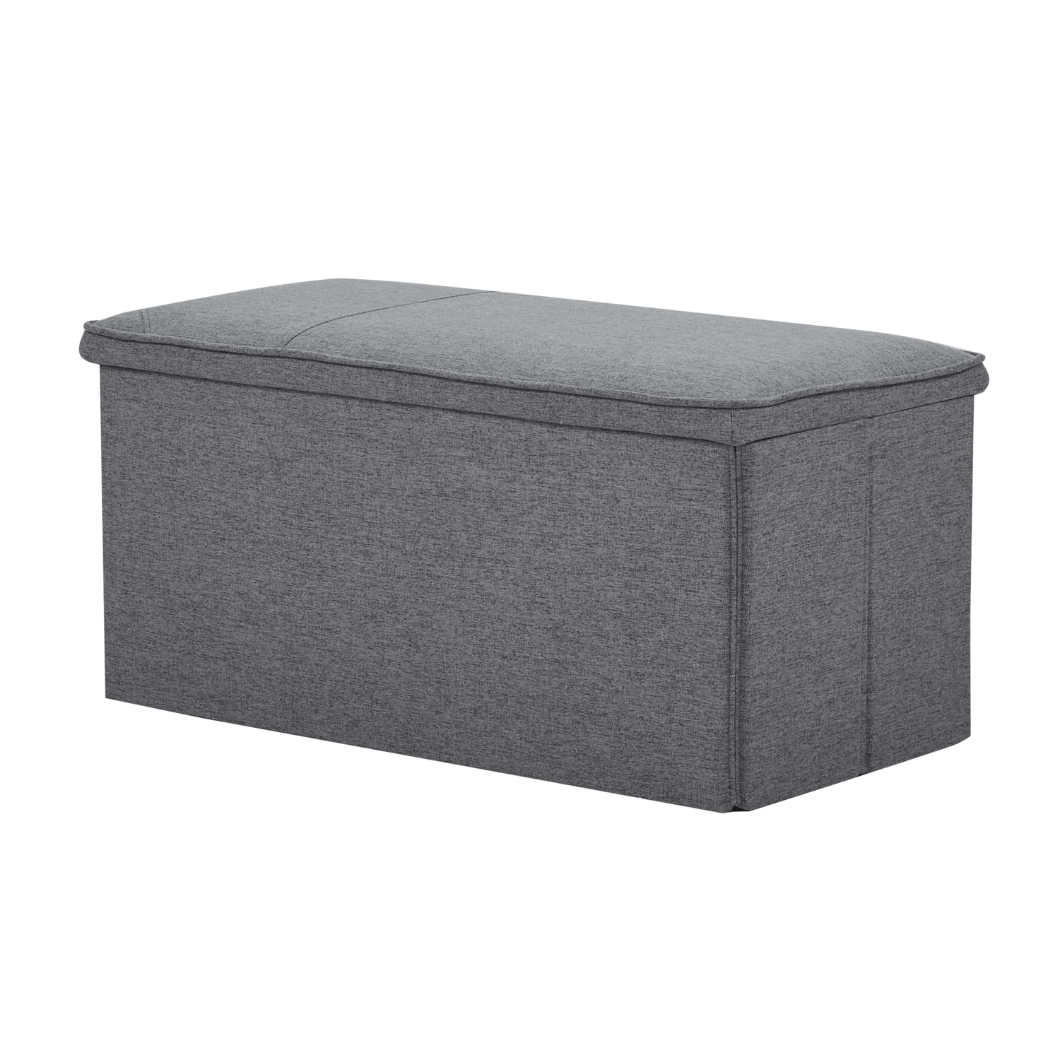 Foldable Ottoman Storage Bench (Dark Gray) Furniture Source Philippines