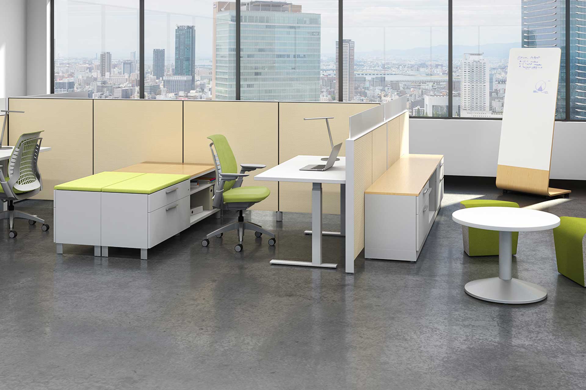 Allsteel Furniture Renderings Fuse