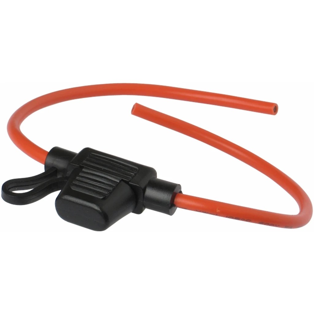 Inline Blade Fuse Holder Standard ATO Heavy Duty 10AWG Wire Fuse