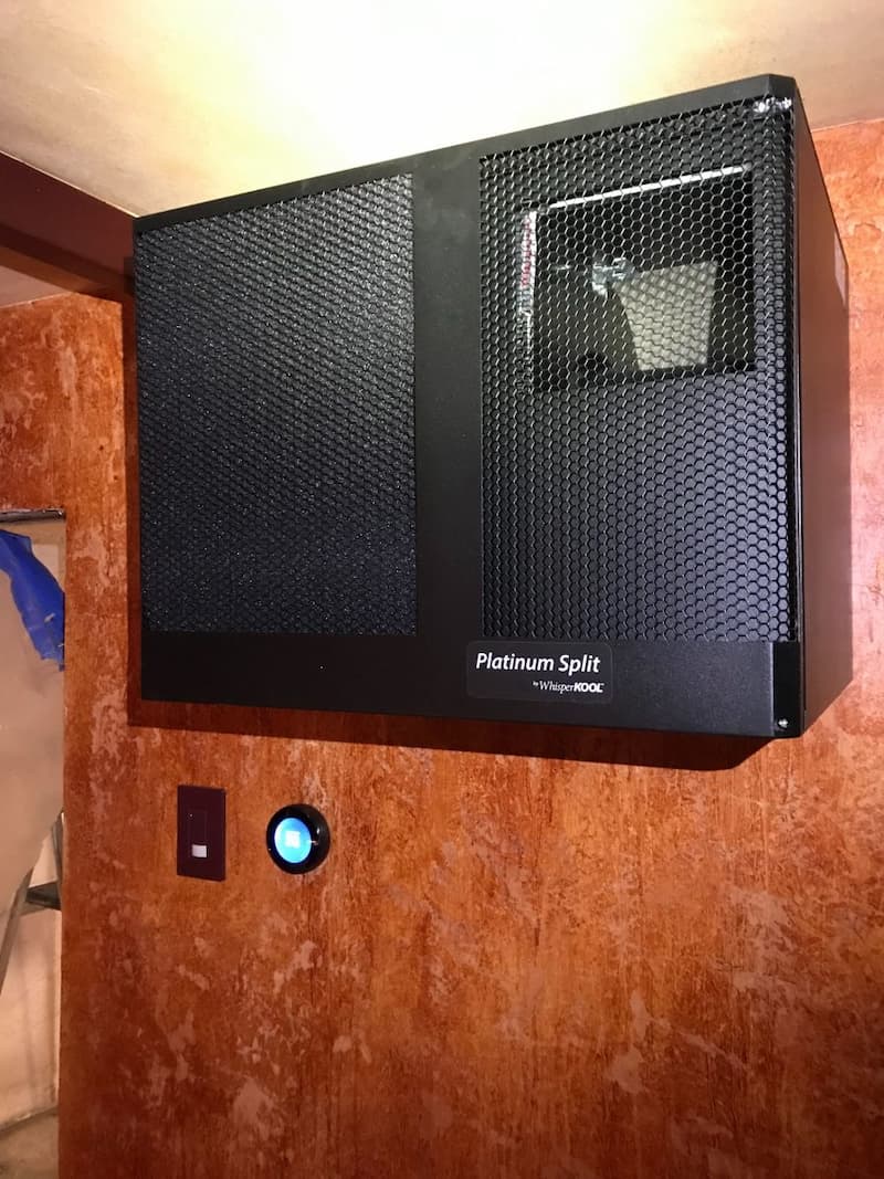 Wine Cooler condenser unit and evaporator coil installation in [City], Fuse