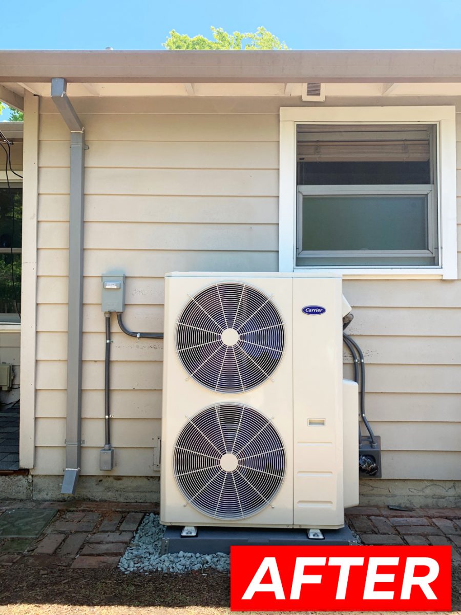 HVAC Bryant Ductless System Installation BCL1 in Menlo Park, California
