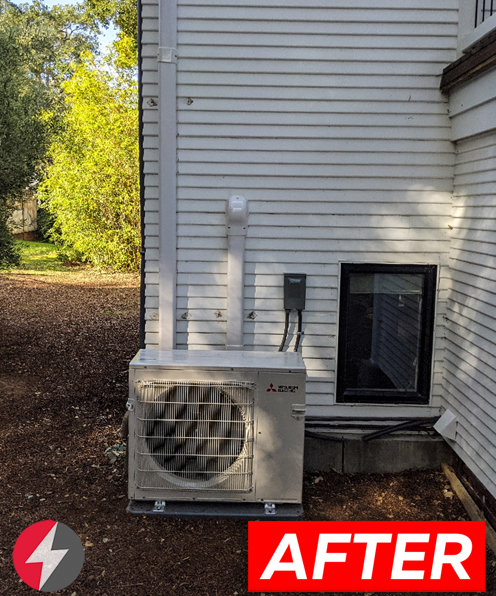 Installation of Mitsubishi HVAC System in Saratoga, California Fuse