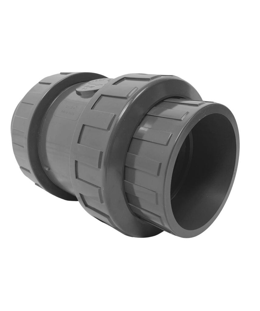 uPVC Spring Check Valve True Union Fusion QLD Pty Ltd