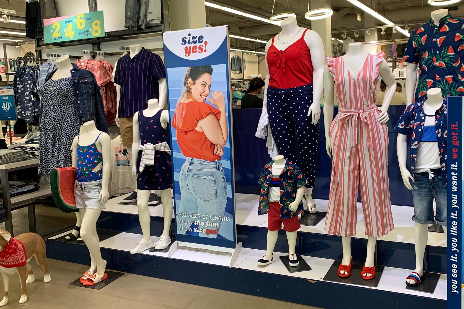 Fusion Specialties Store Design and Mannequin Solution for Old Navy