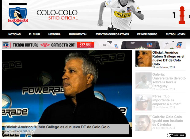 COLO COLO Gallego es el nuevo DT Futbol Sapiens