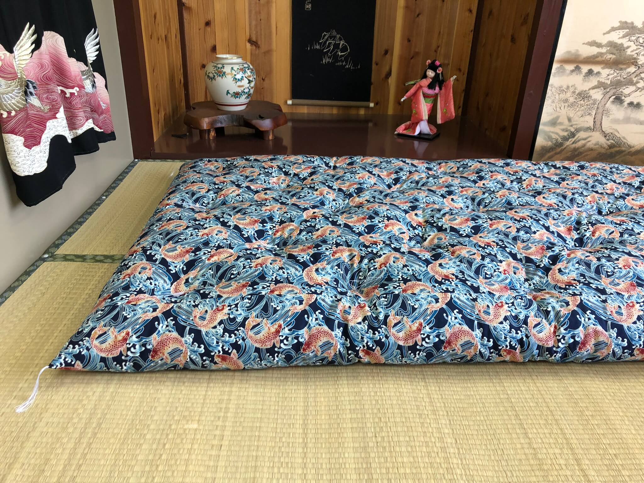Koi Indigo Shikibuton Futon Hand Made Futons from Japan