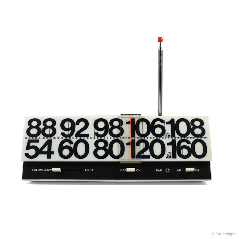 Concept 2000 Slide Rule AM/FM Radio Future Forms