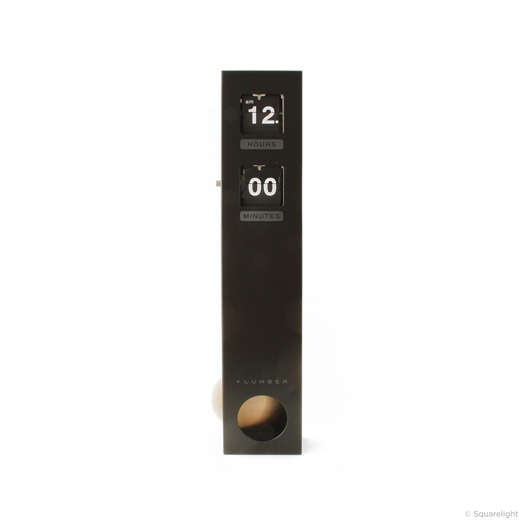 Lumber Wall Mount Flip Clock Future Forms