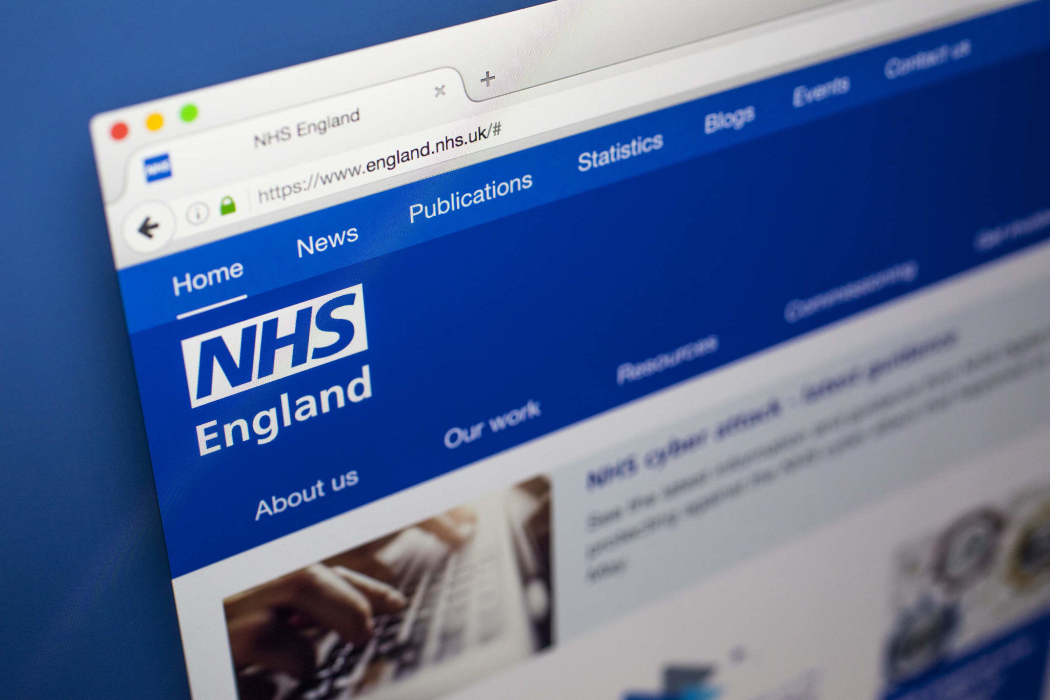 NHS England site Future Health Research
