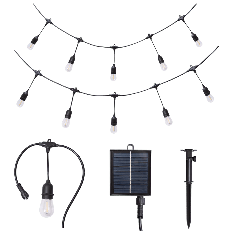 Solar Outdoor String Light Kit IP65 Buy Online & Save!