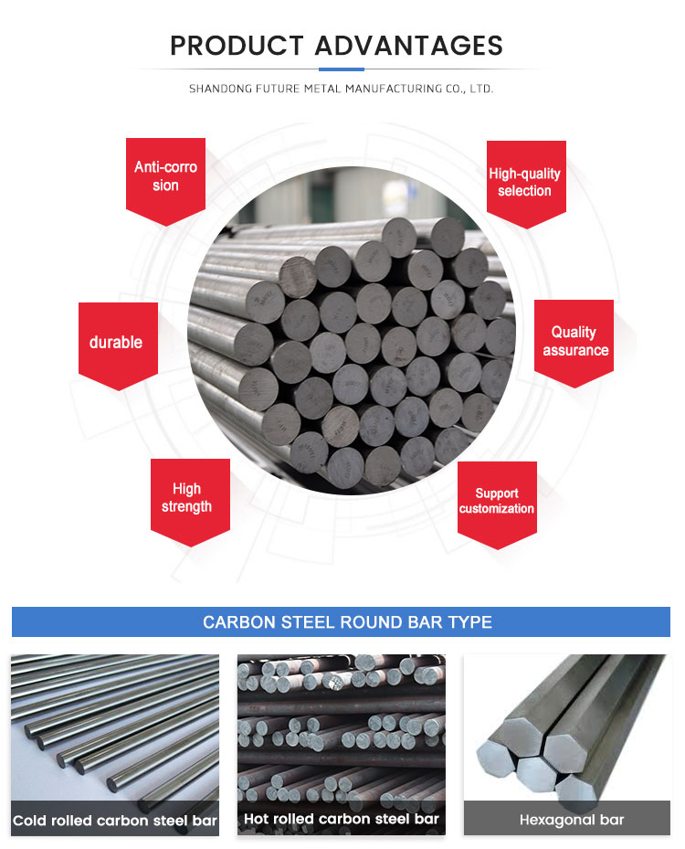 China Factory direct sales of carbon steel bar/high carbon steel rod