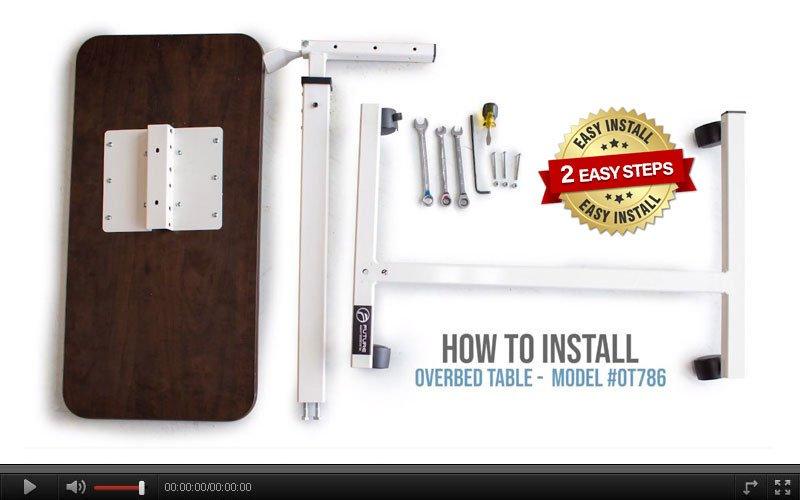 Hospital Bed Table Overbed Table Future Mobility Products