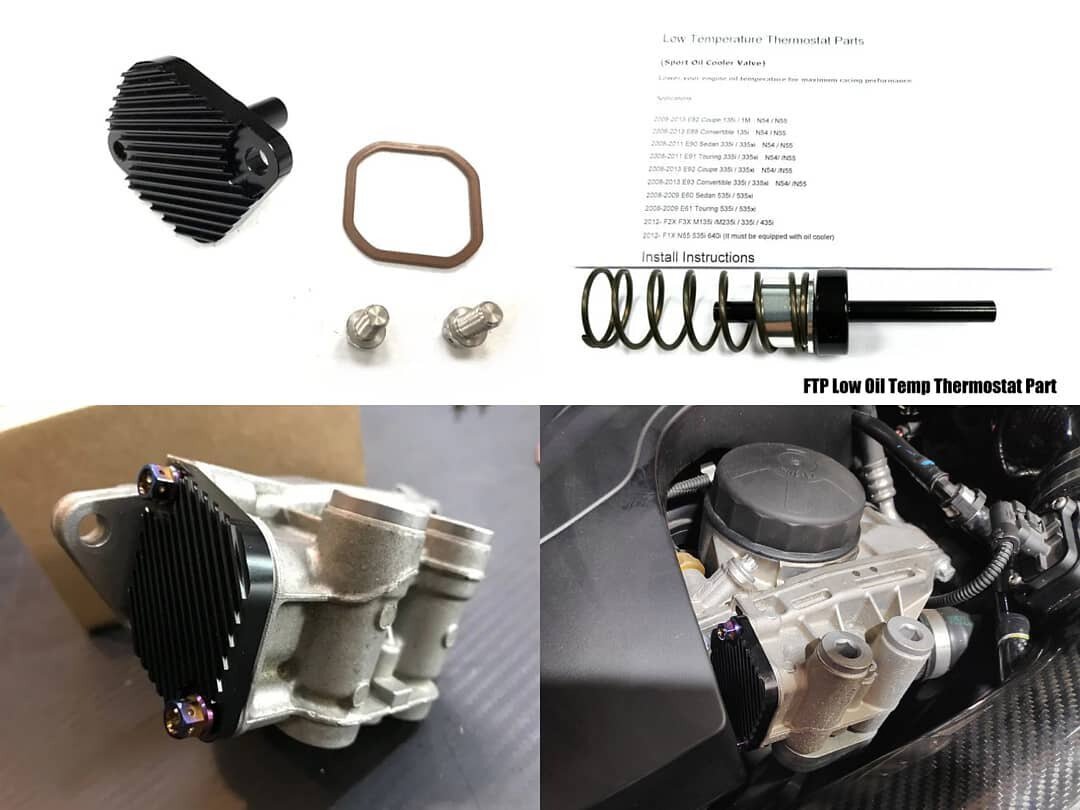 FTP Race oil cooler thermostat, BMW N54, N55 Futurez