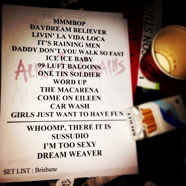 Alice In Chains difunde particular setlist — Futuro