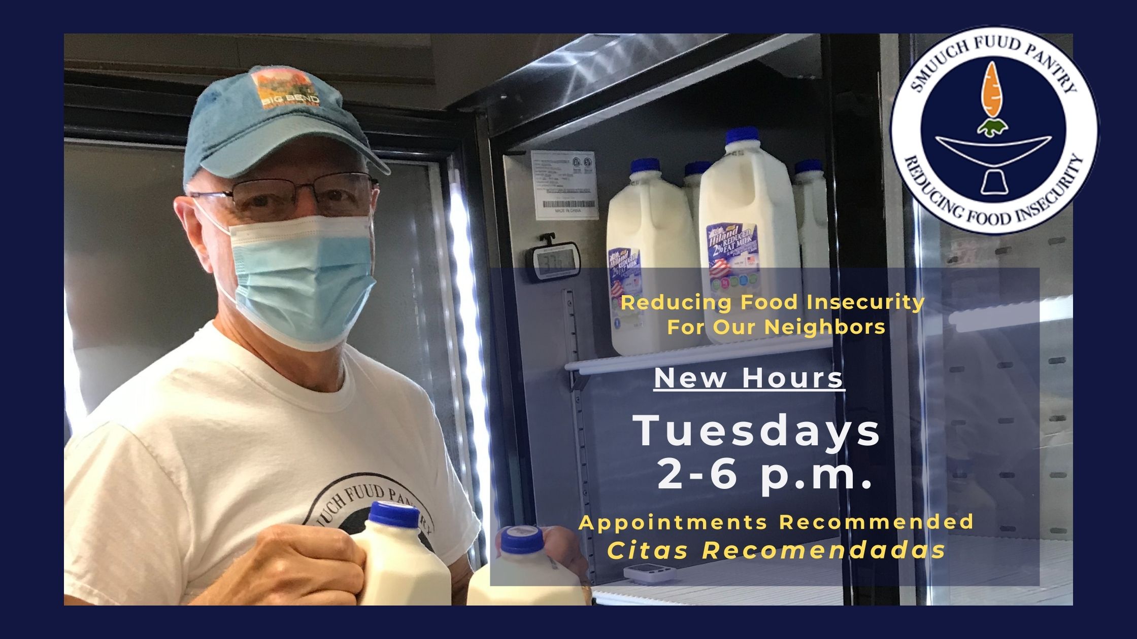 New, Extended Pantry Hours begin Nov. 2 SMUUCh FUUD Pantry