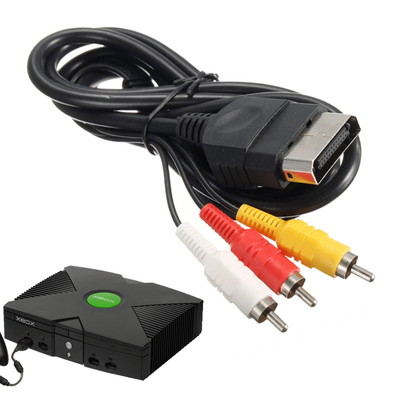 Cable Xbox Clasico Video Audio RCA Fuzer
