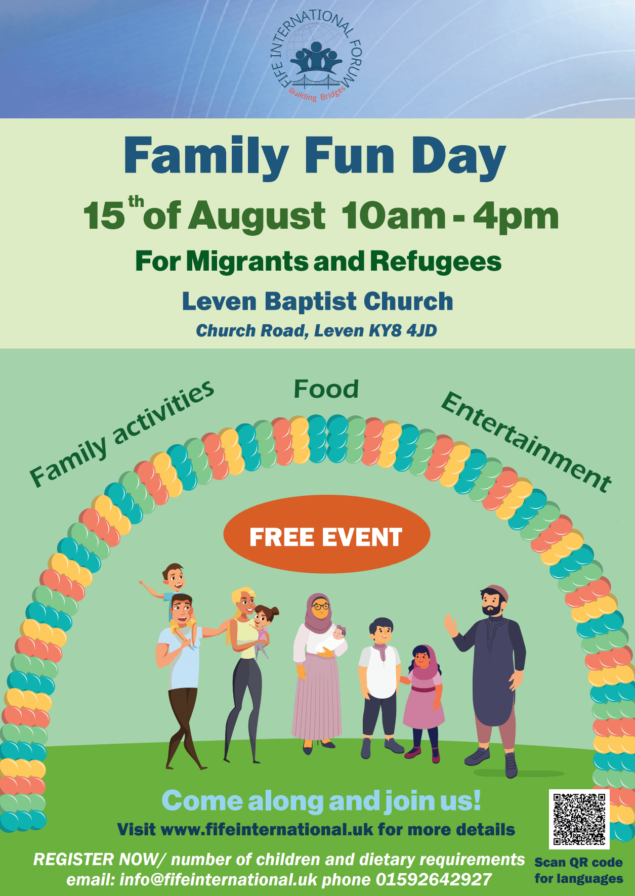 News Fife International Forum Family Fun Day for Migrants and Refugees