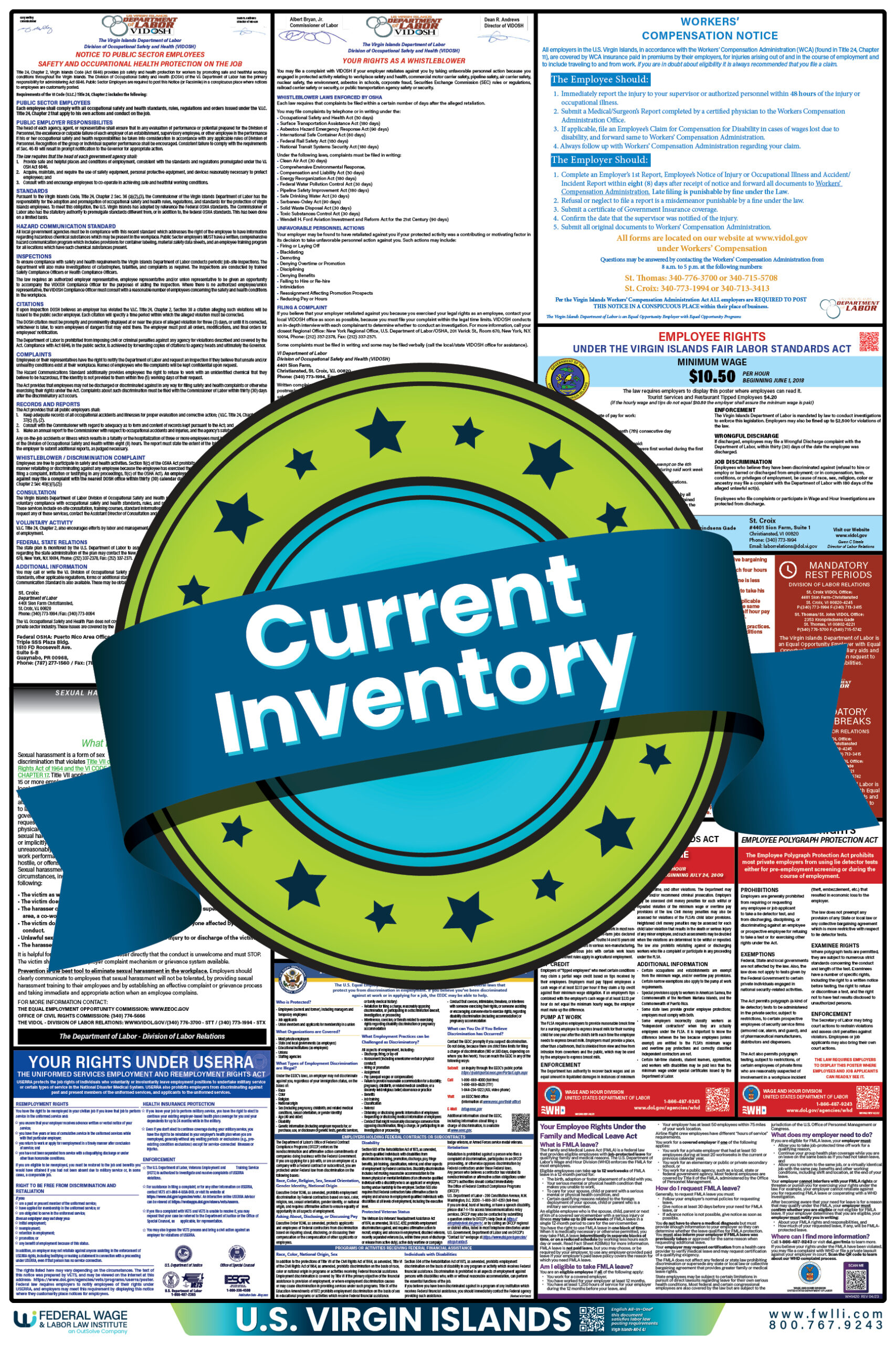 Virgin Islands Labor Law Posters Buy Online Virgin Islands Compliance
