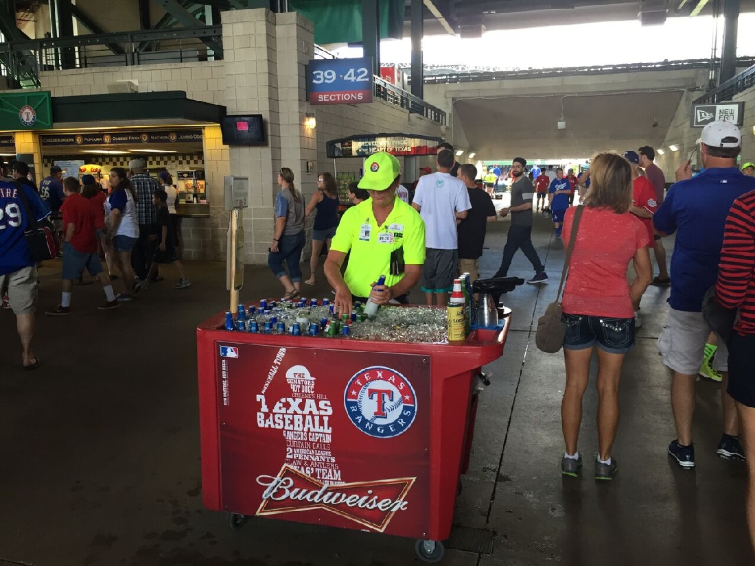 Where Can I Get A Beer At Globe Life Park?, Beer At The Rangers Game?