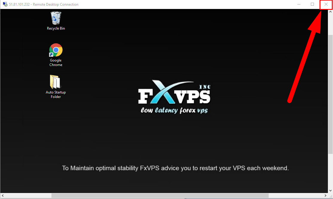How to properly disconnect from RDP session FxVPS Forex VPS Low