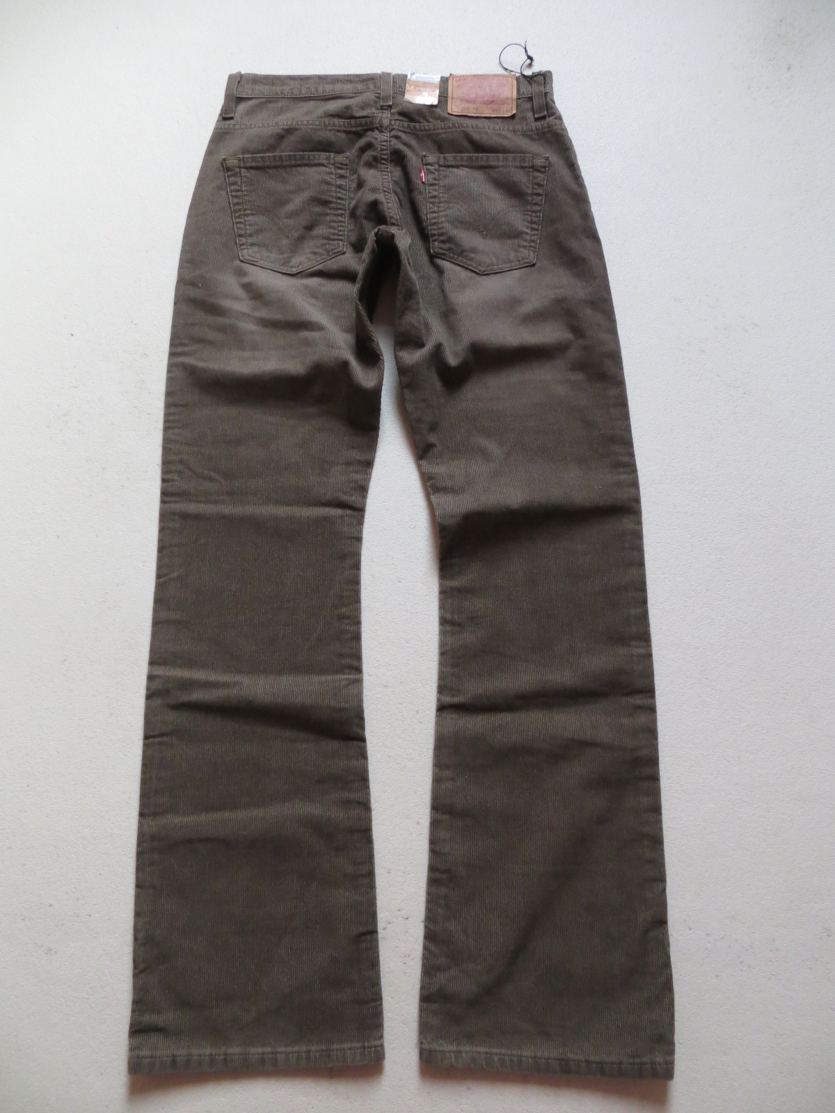 Levi's 507 Cord Jeans Hose, W 30 /L 34, braun, NEU ! Bootcut Cordhose