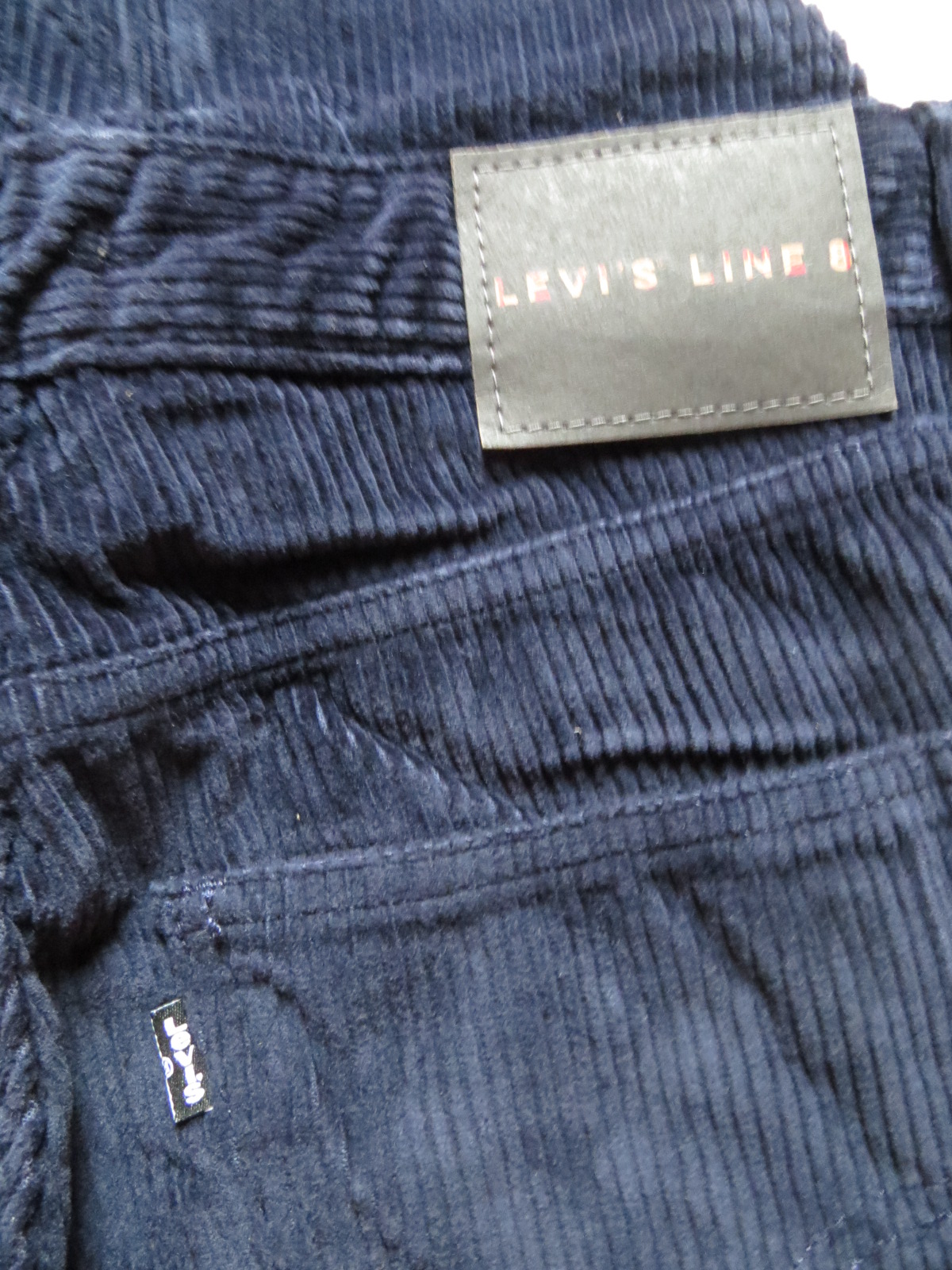Levi's Cord Latz Jeans Hose Gr. XS, blau NEU ! Latzhose, girls LINE 8