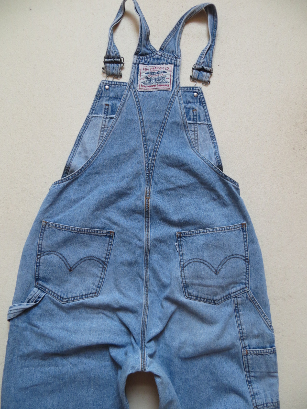 Levi's Latzhose, Latz Jeans Gr. XL, original Vintage Denim Overall