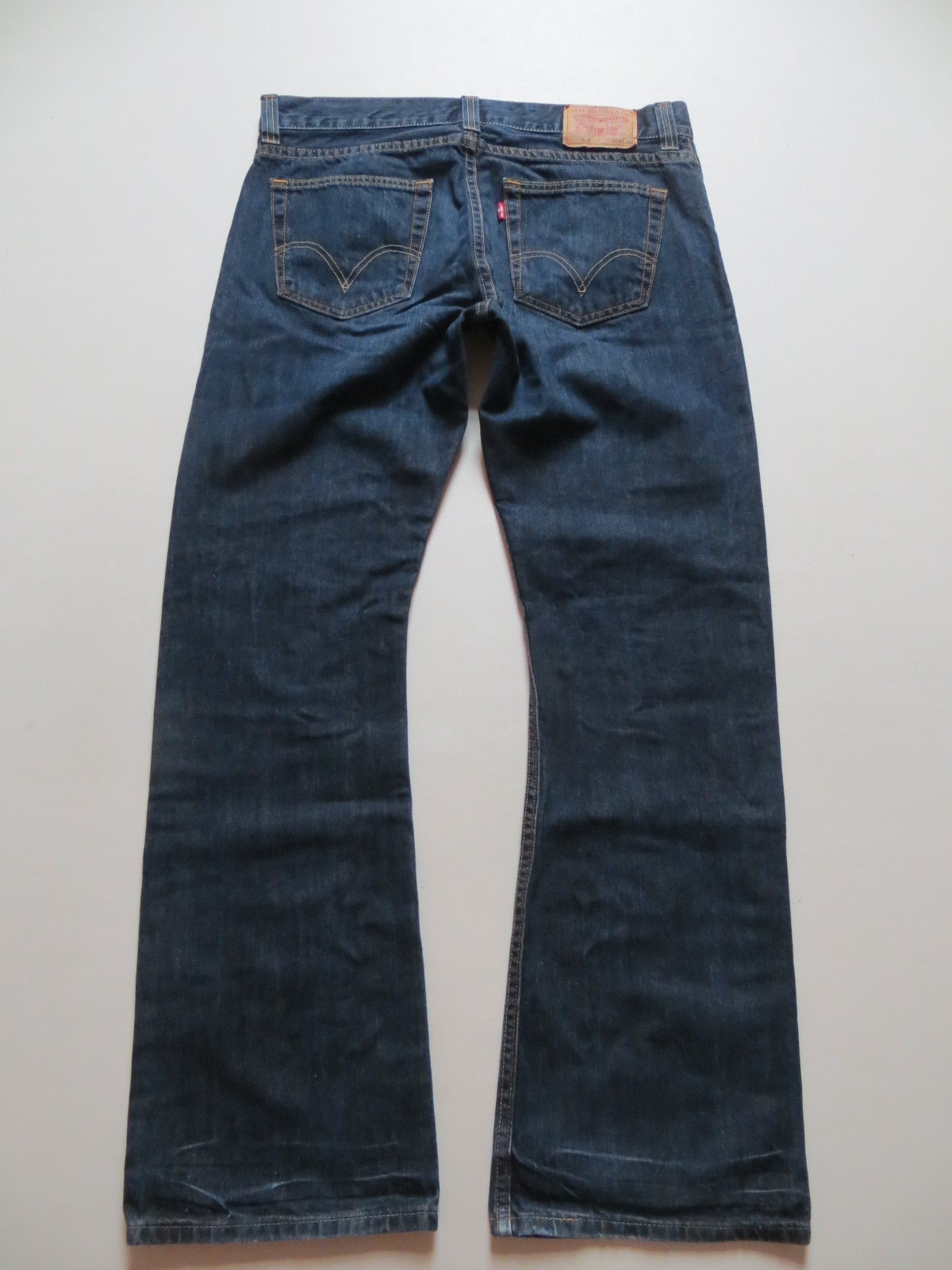 Levi's 512 Herren Bootcut Jeans Hose, W 36 /L 34, Dark Indigo Denim