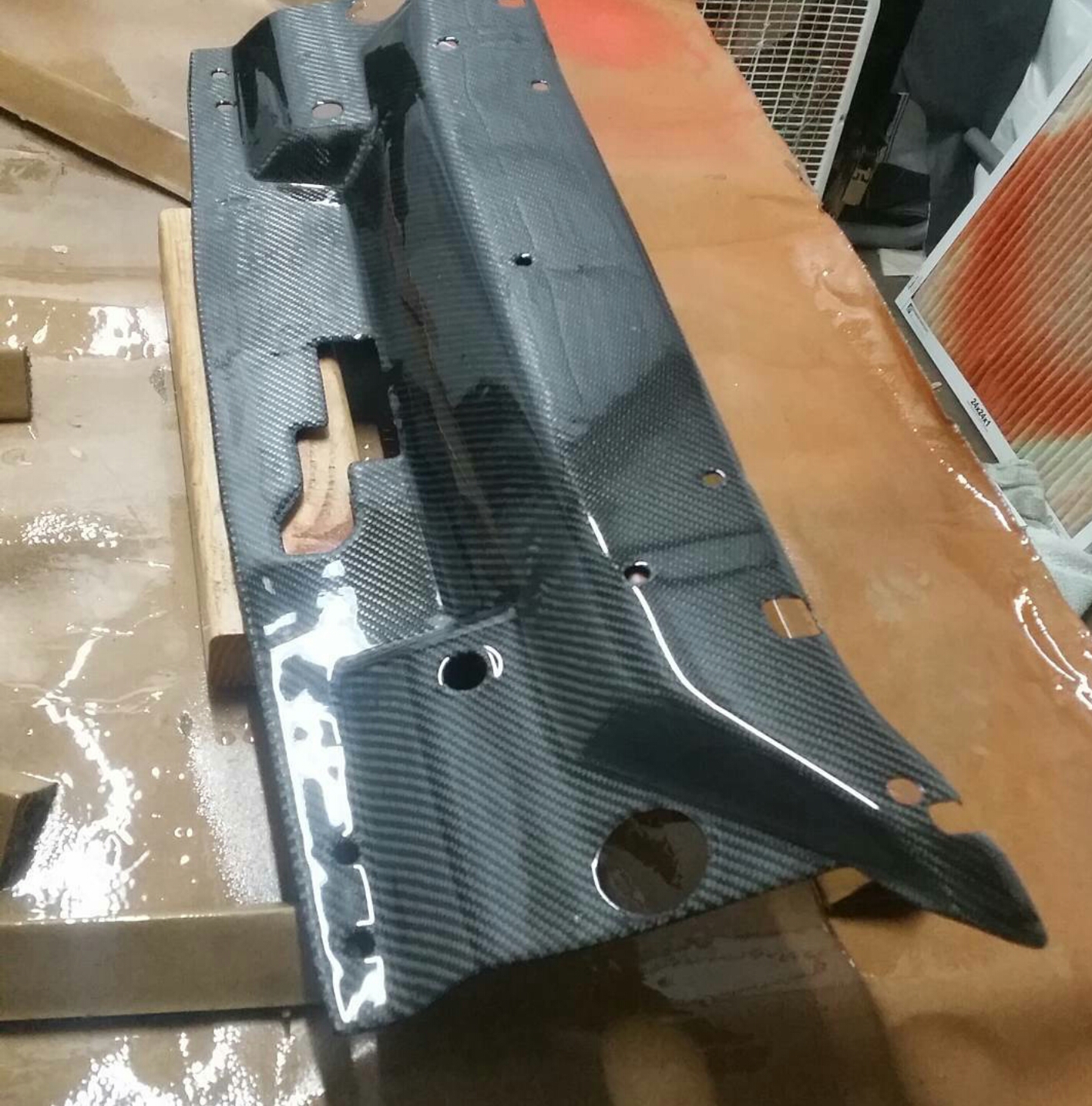 G2 Carbon 8994 Nissan 240sx (S13) Carbon Fiber Cooling Panel **SPECIAL