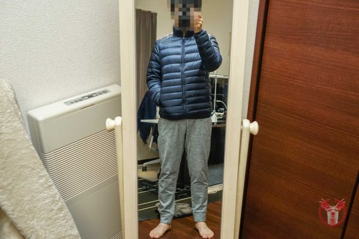 真冬の北海道でウォーキングするには ユニクロのウルトラライトダウン ブロックテックフリースパーカ ガビログ