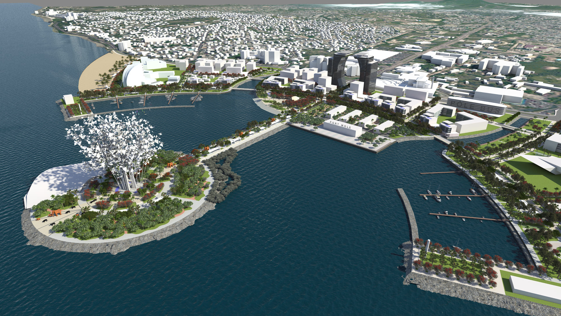 La Baie des Rois Bientôt une Promenade de la Corniche à Libreville