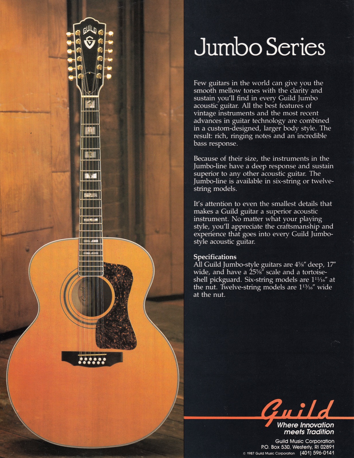Guild Guitar Catalog 1987 GAD's Ramblings