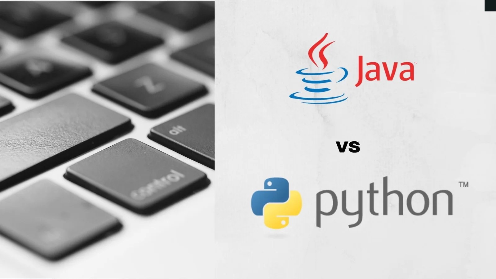Python vs Java A comparison of the Python and Java programming