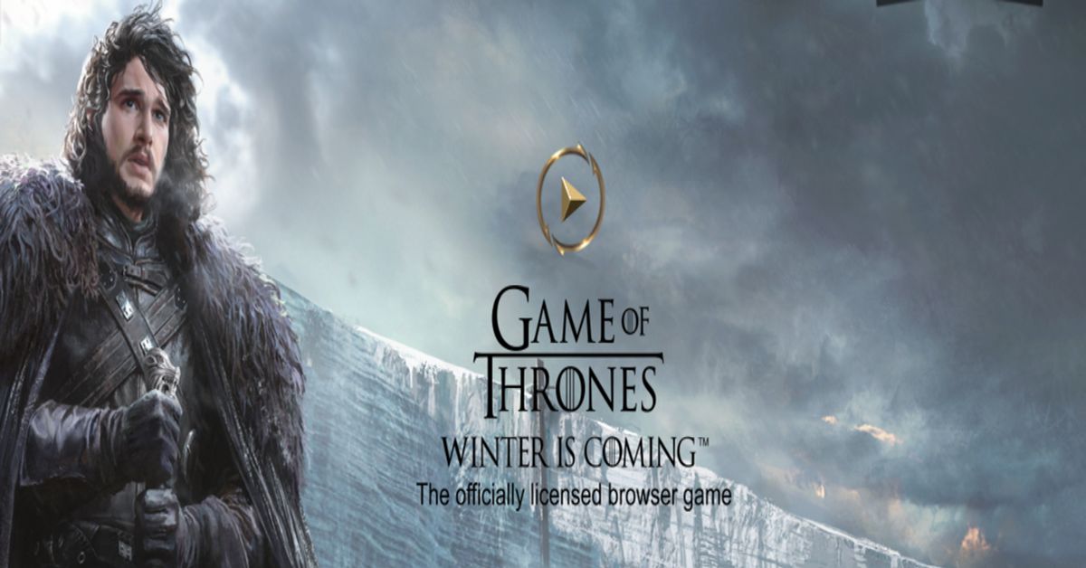 Game of Thrones Winter is Coming browser game is out now