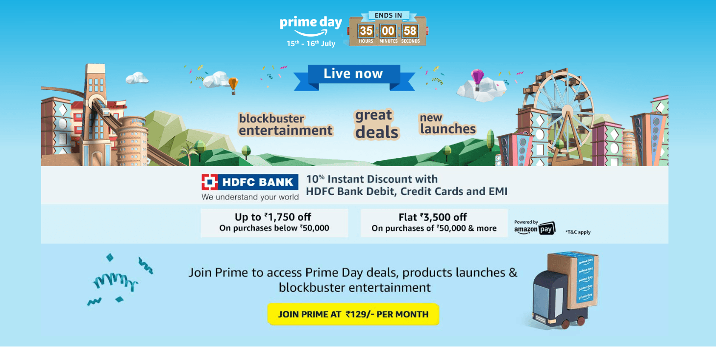 Amazon prime Day Sale Day 1 deals and discounts