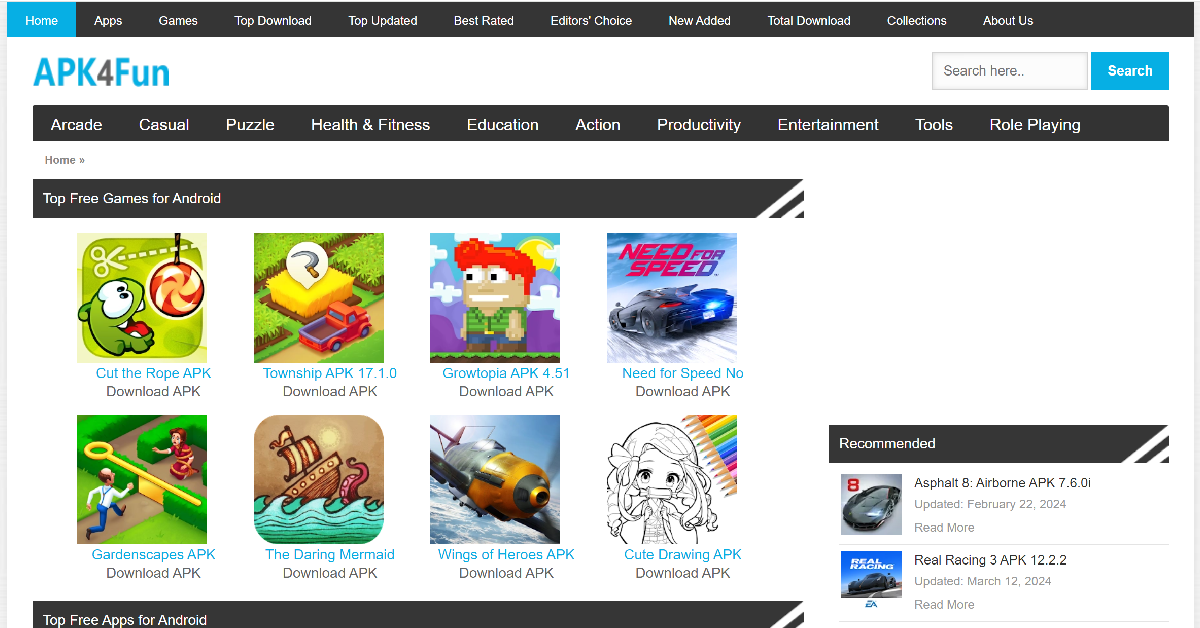 7 Best sites for Safe APK Downloads (2024)