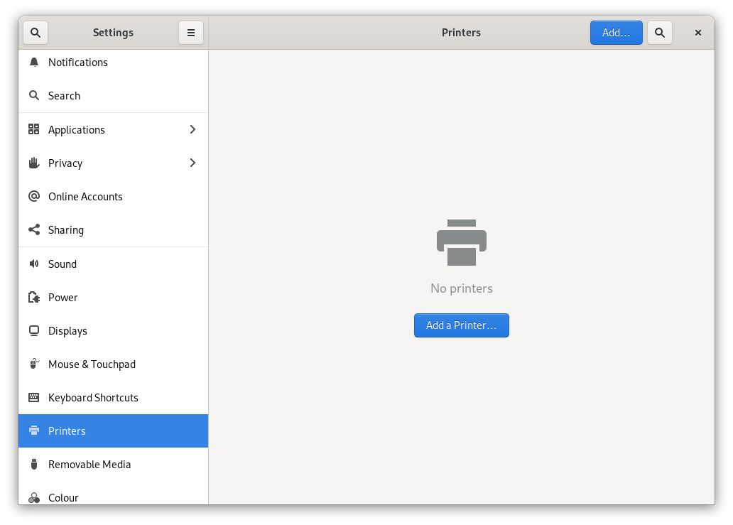Install a network printer and scanner on Linux gadget how to