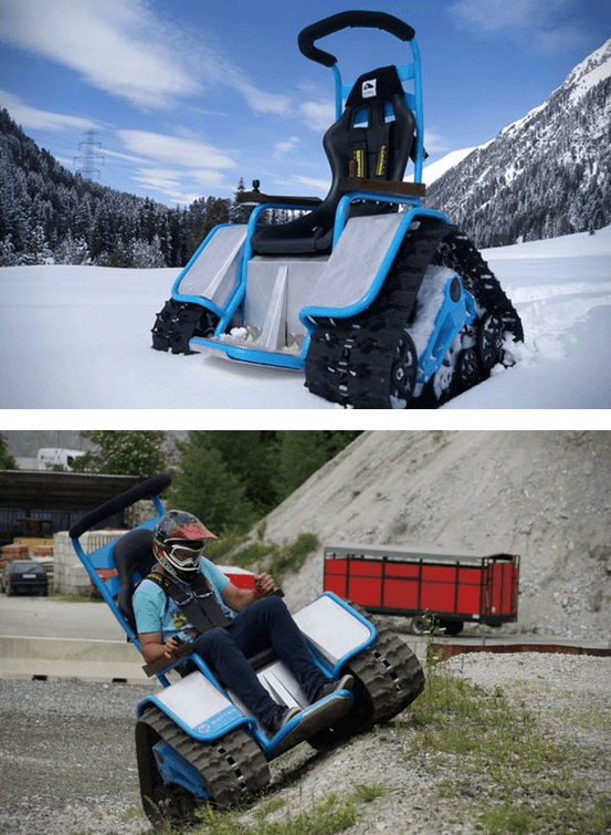 Electric Tank Wheelchair Is Ready for Action