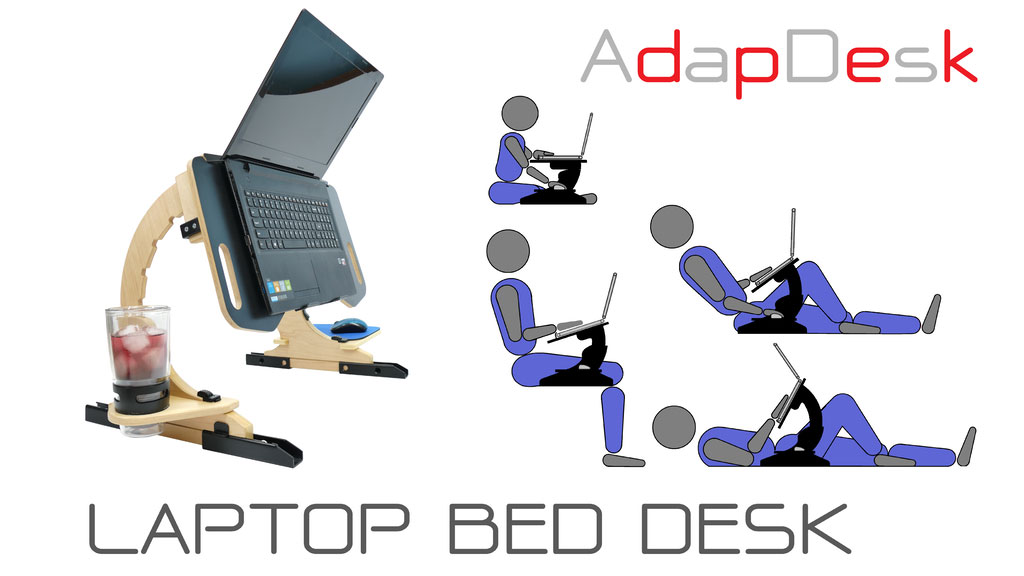 AdapDesk Use Your Laptop In Bed, On the Floor